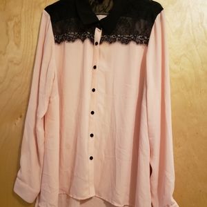 Forever 21 blouse polyester blend.